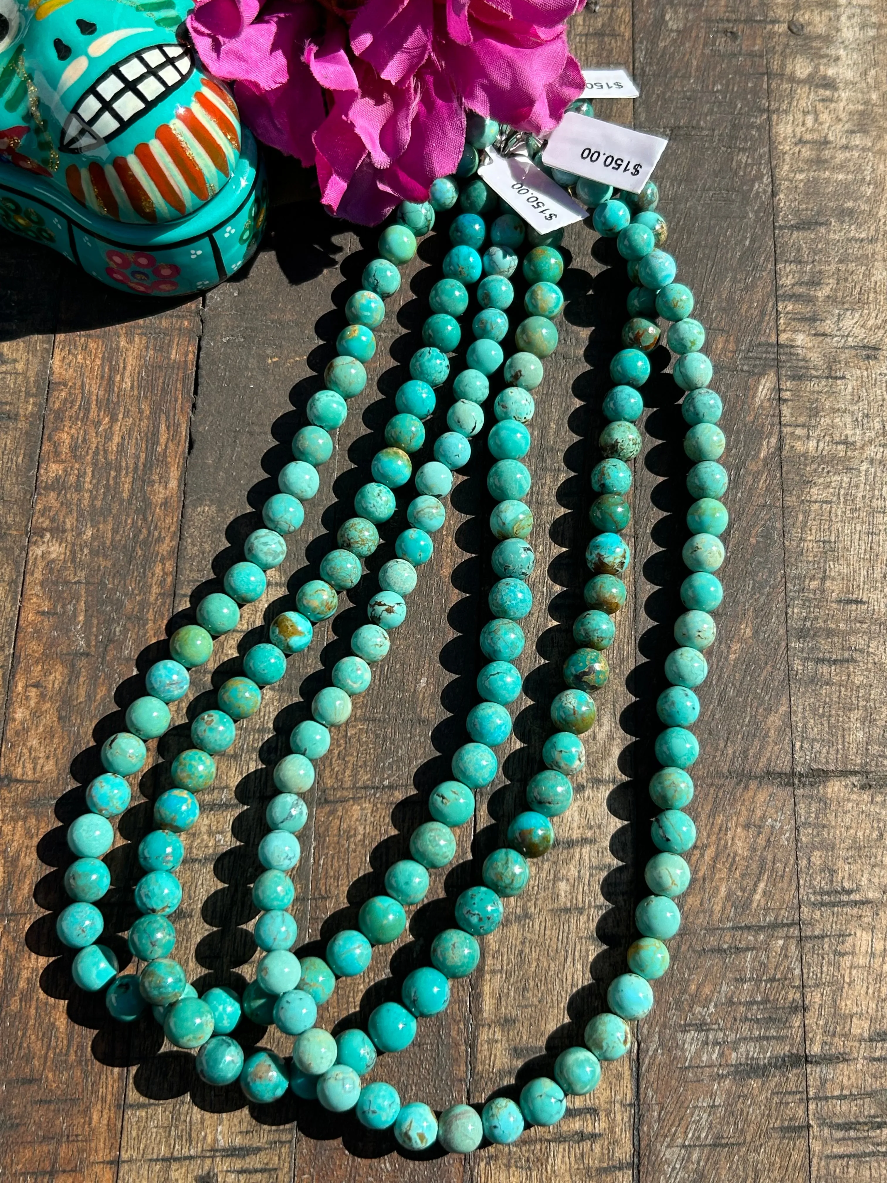 17" Kingman Bead Necklace