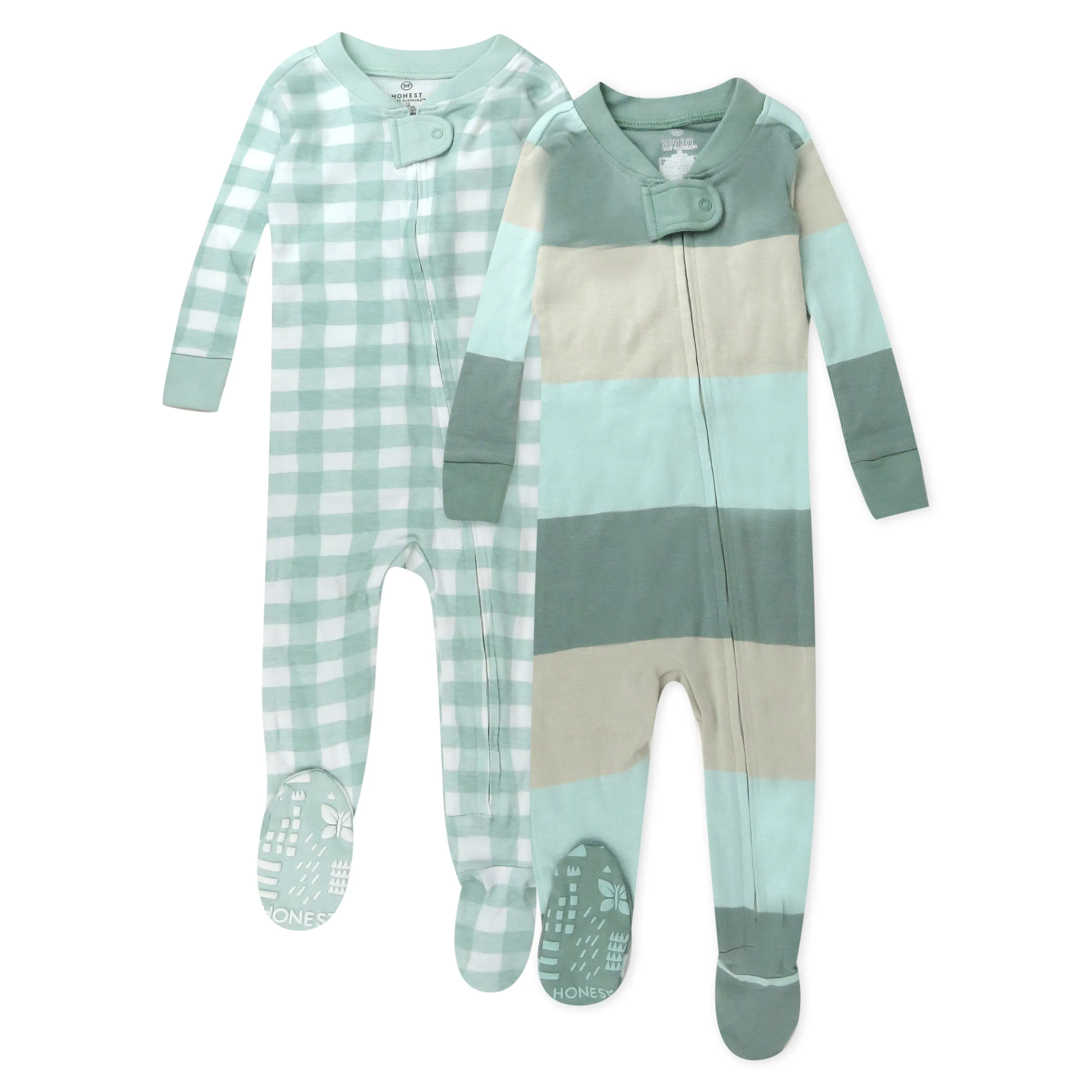 2-Pack Organic Cotton Snug-Fit Footed Pajama