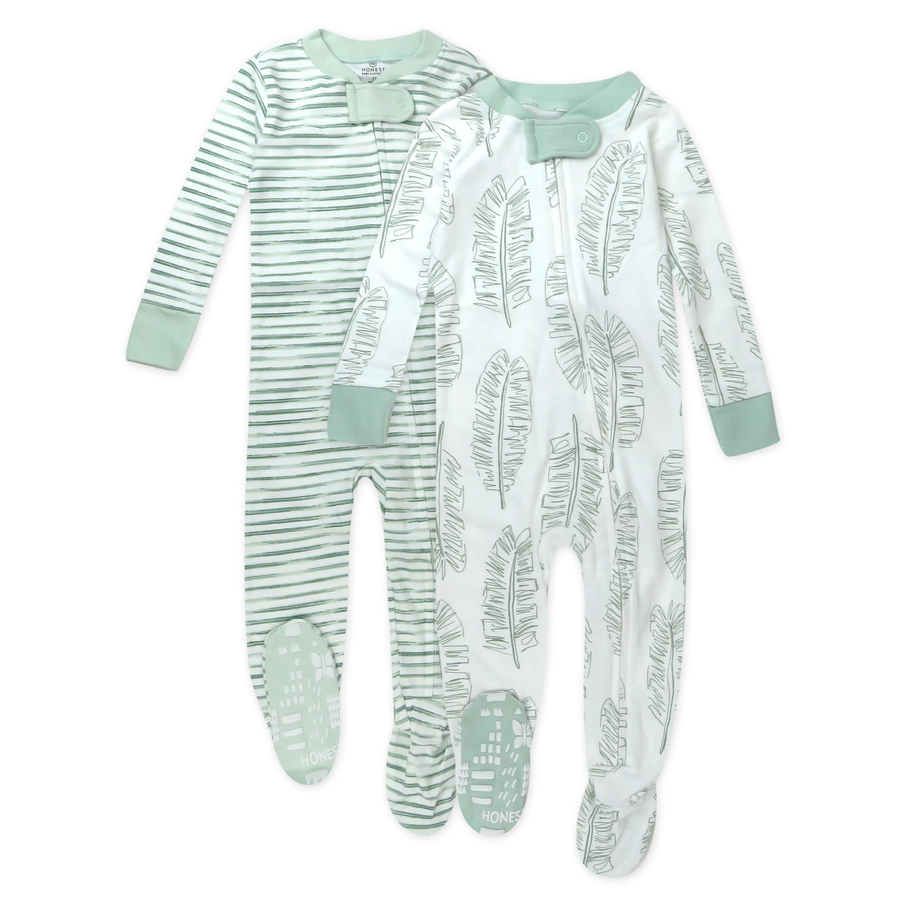 2-Pack Organic Cotton Snug-Fit Footed Pajama