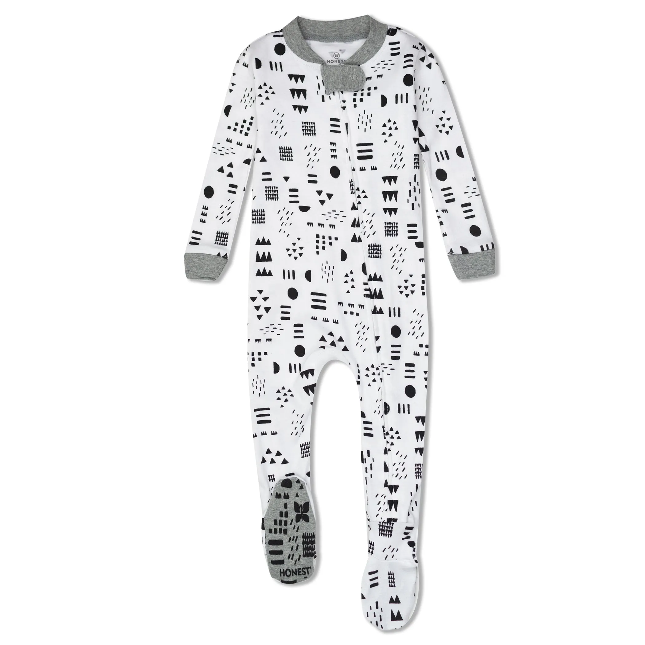 2-Pack Organic Cotton Snug-Fit Footed Pajamas