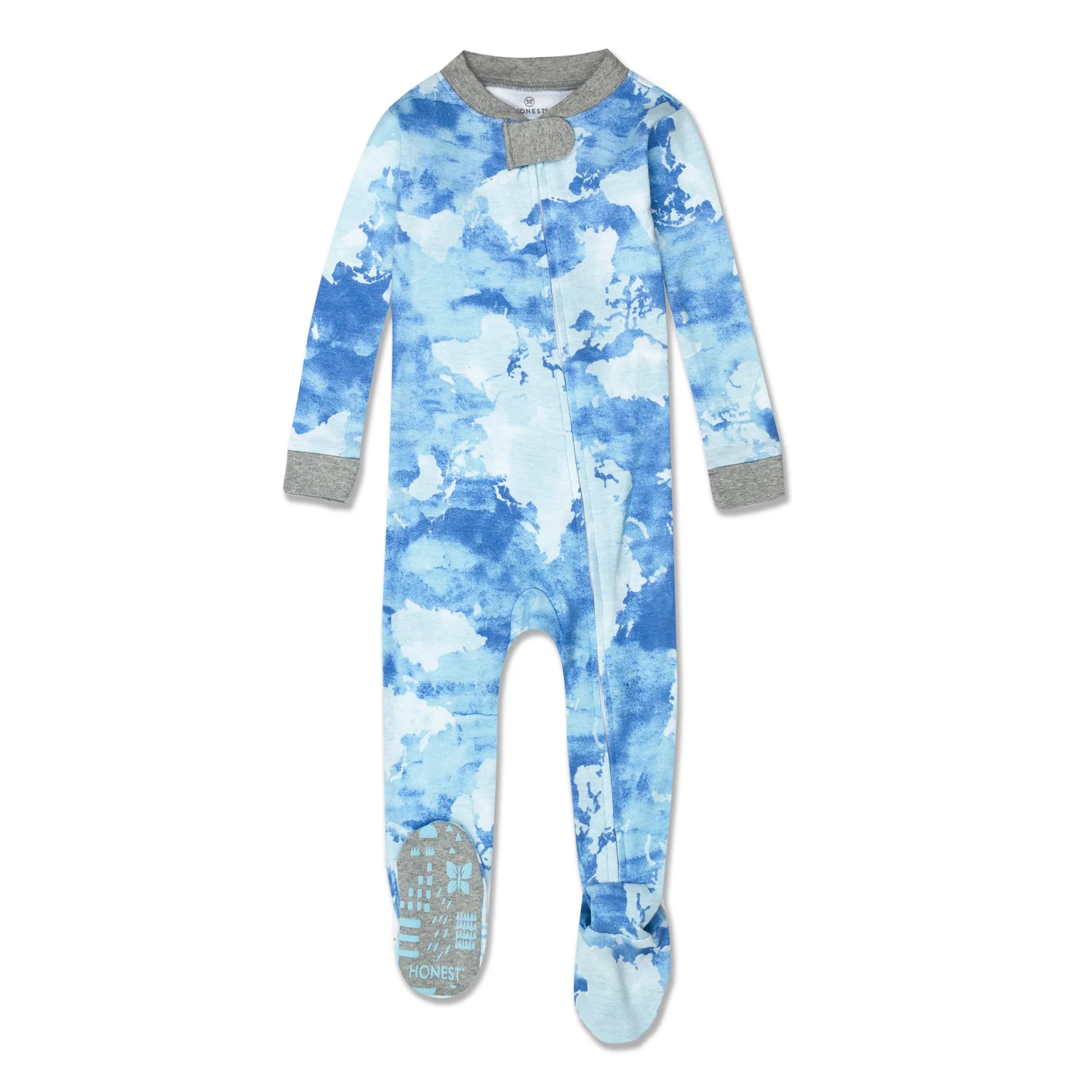 2-Pack Organic Cotton Snug-Fit Footed Pajamas