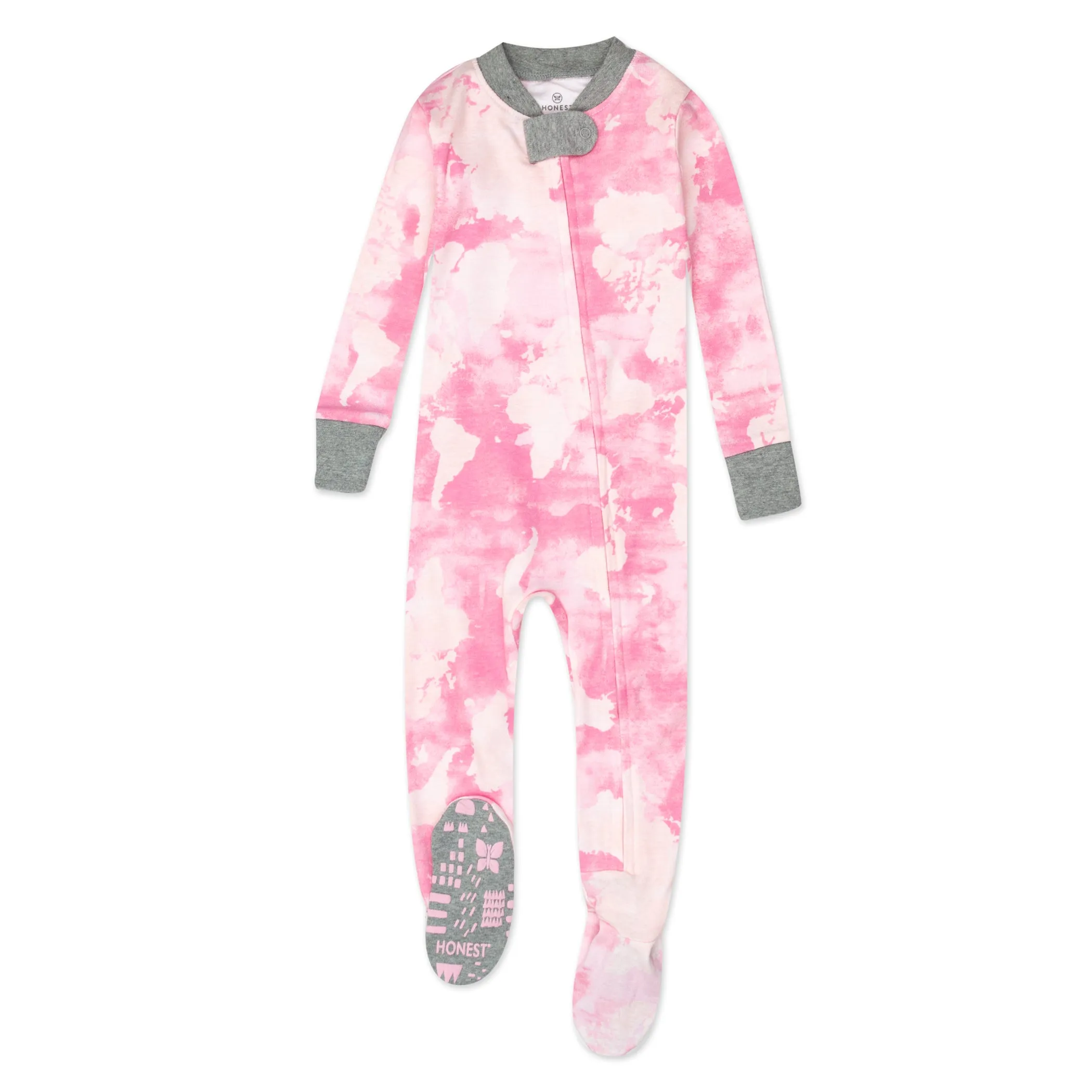 2-Pack Organic Cotton Snug-Fit Footed Pajamas