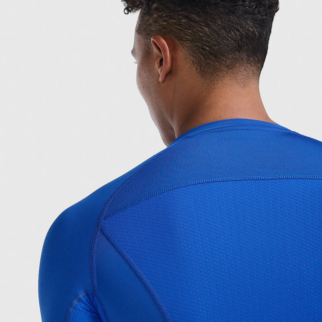 2XU - Men's Core Compression Game Day Long Sleeve - Royal Blue/Royal Blue