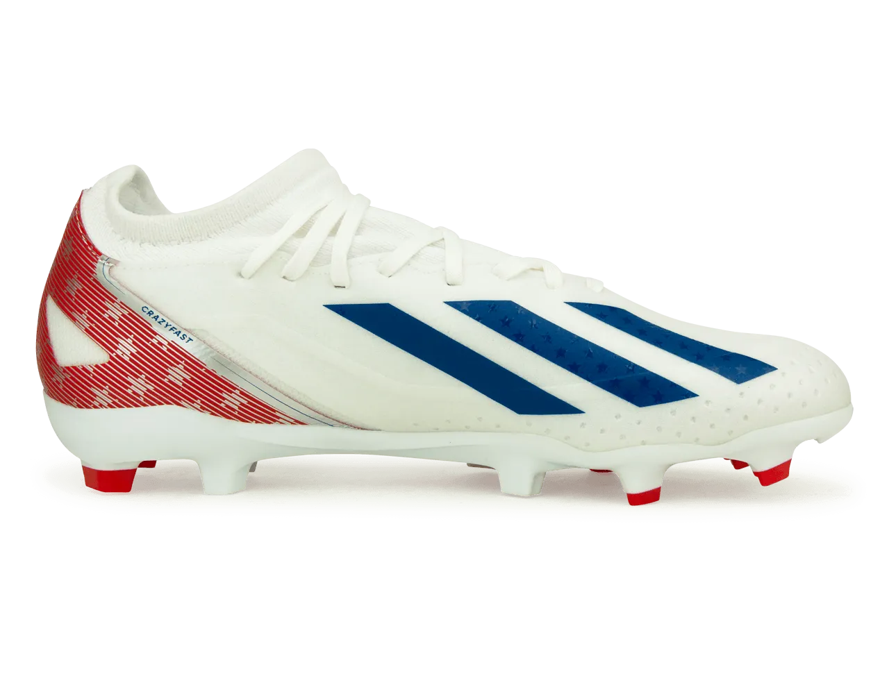 adidas Men's X Crazyfast USA.3 FG White/Red