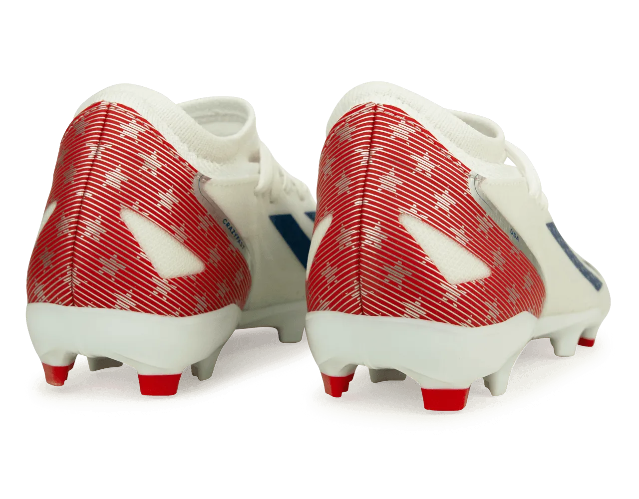 adidas Men's X Crazyfast USA.3 FG White/Red