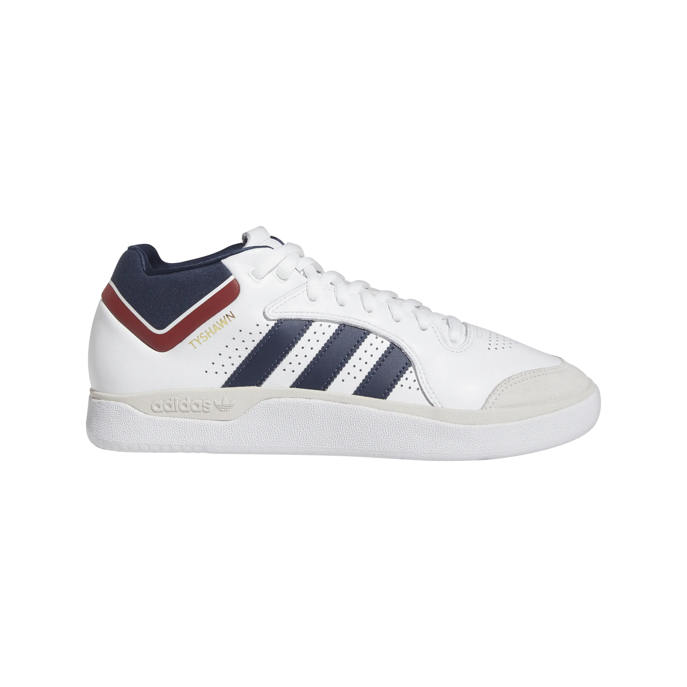 ADIDAS Tyshawn Shoes Cloud White/Collegiate Navy/Grey One