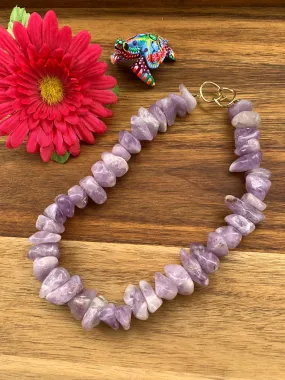 Amethyst Nugget Necklace