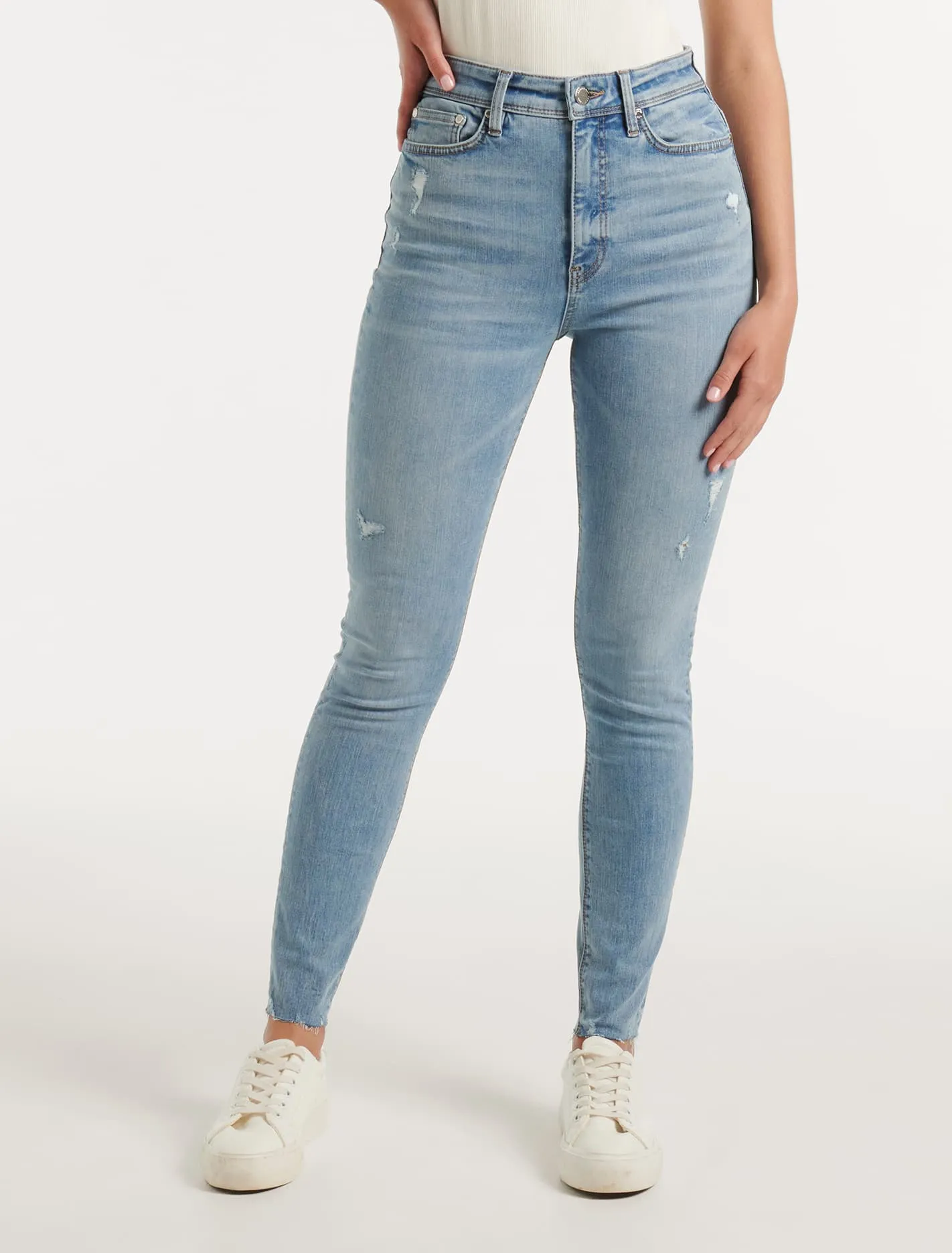 Ashley Mid-Rise Skinny Jeans