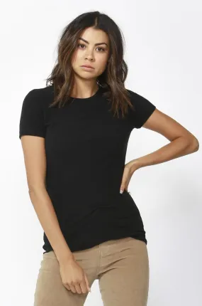 Betty Basics Ruby Rib Tee in Black