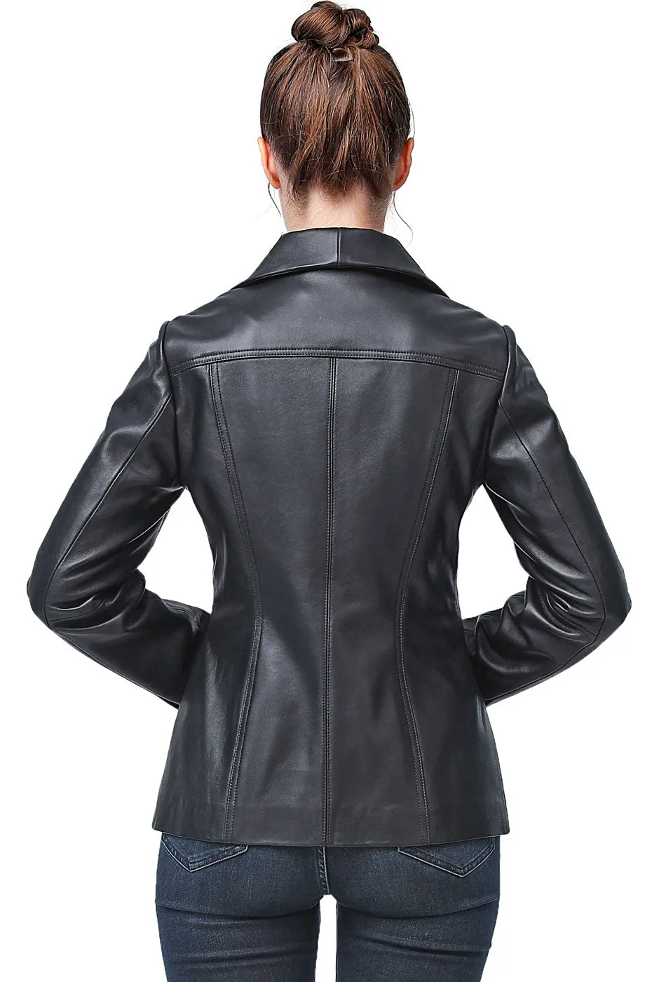 BGSD Women Lyla Lambskin Leather Jacket