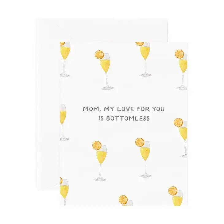 Bottomless Love Mimosas Mother's Day Card