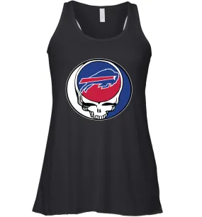 Buffalo Bills Grateful Dead Steal Your Face NFL Football Womens Racerback Tank Top