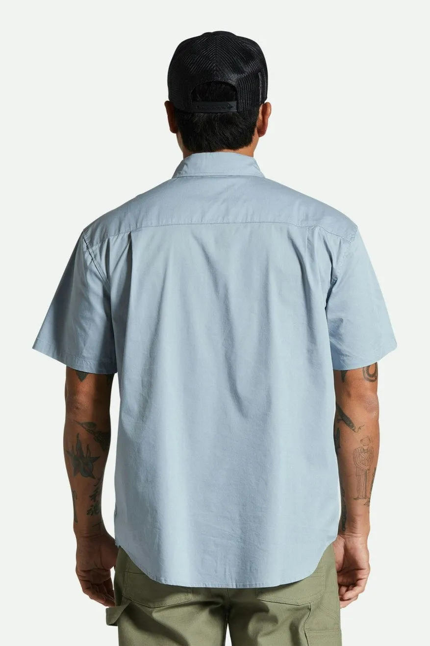 Builders Mechanic S/S Shirt - Dusty Blue