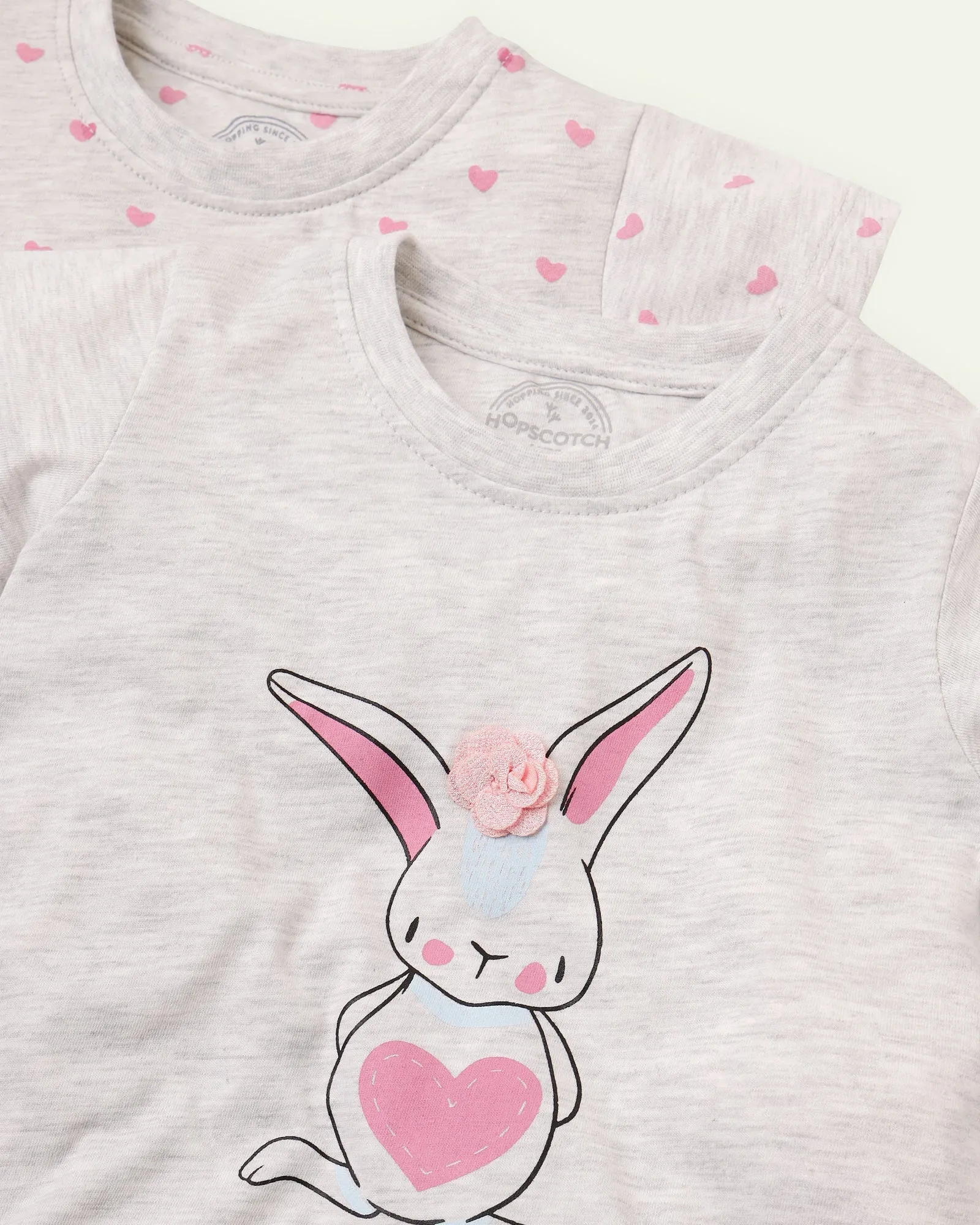 Bunny and Hearts T-Shirt Combo