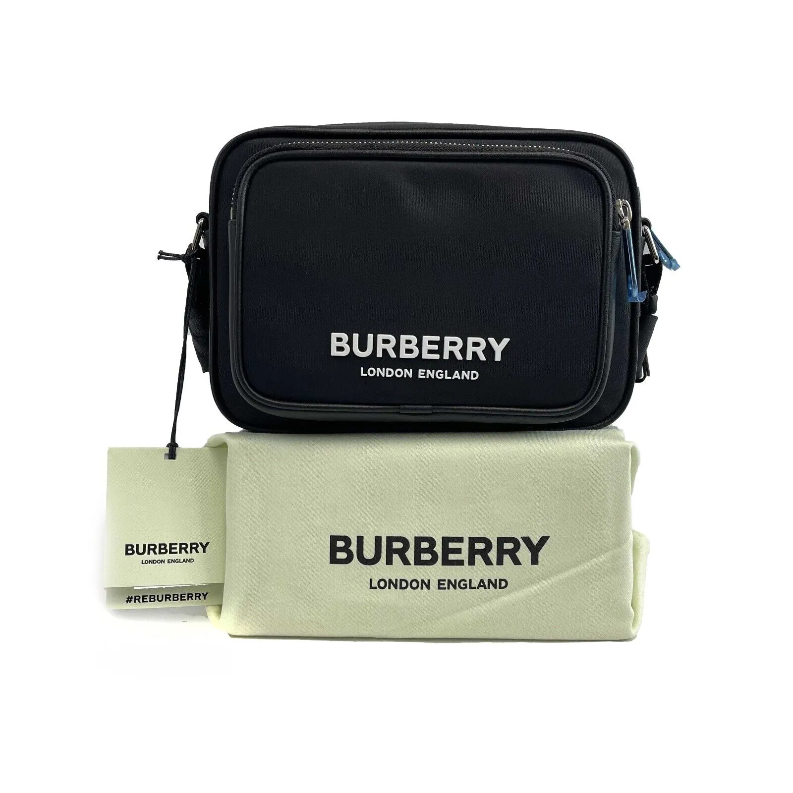 Burberry - New w/ Tags - Paddy Bag Black Nylon Crossbody