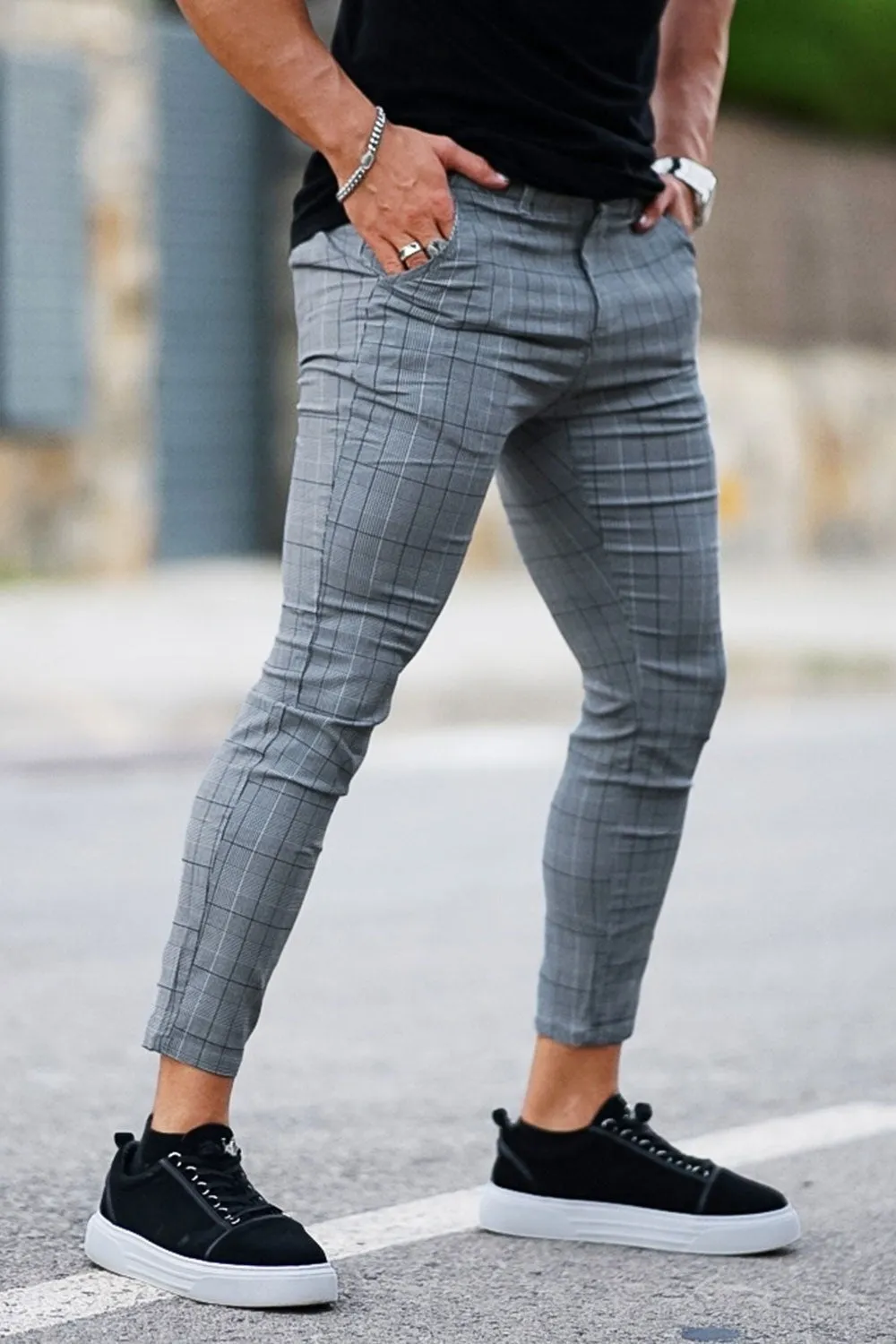 Buy $80 Free Shipping Gray Skinny Pants - Skinny