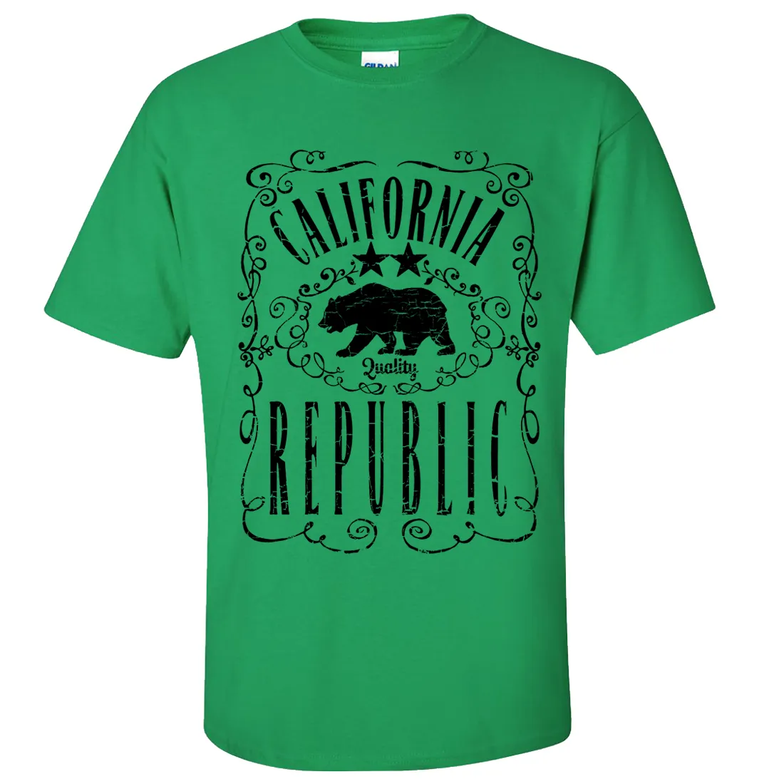 California Republic JD Whiskey Black Print Asst Colors T-shirt/tee