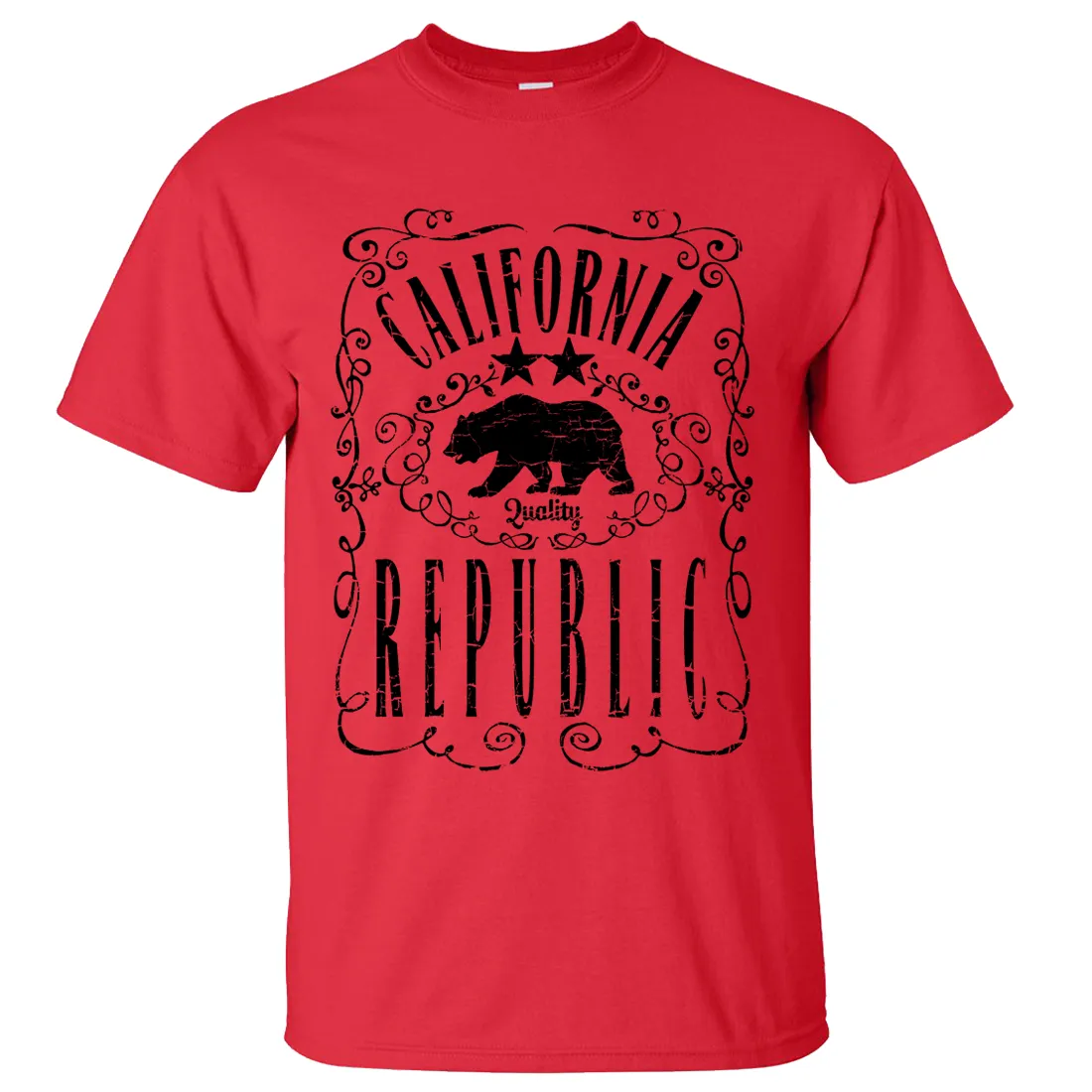 California Republic JD Whiskey Black Print Asst Colors T-shirt/tee