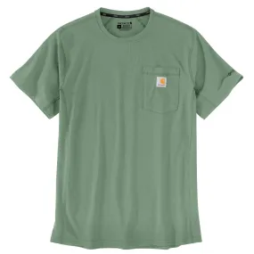 Carhartt Men's Force® Relaxed Fit Midweight Short Sleeve Pocket Tee_ Loden Frost