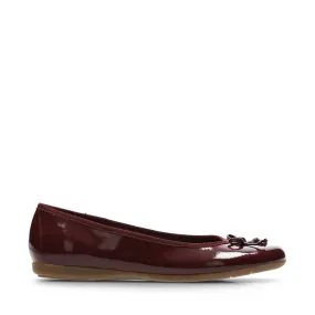 Clarks Jesse Shine Red Patent Leather