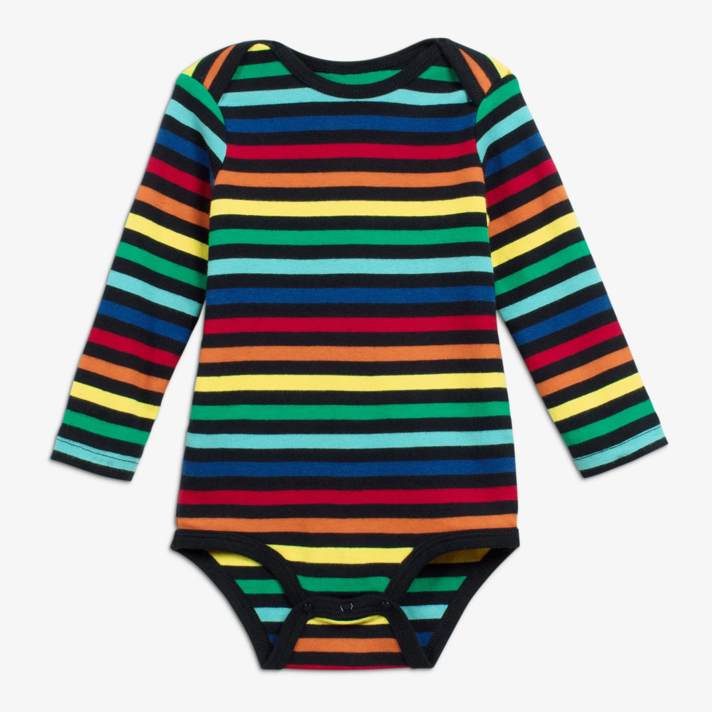 Clearance babysuit in rainbow stripe