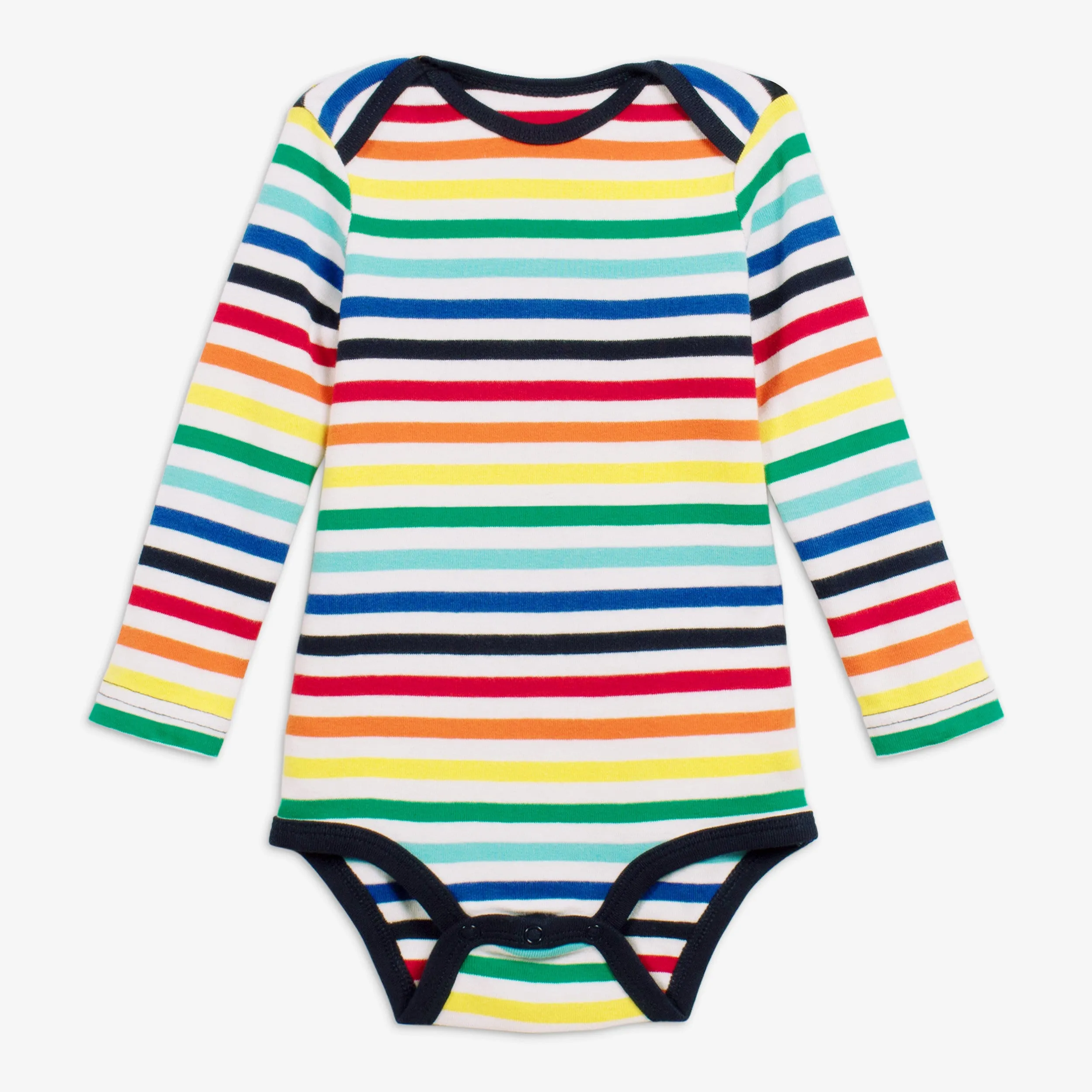 Clearance babysuit in rainbow stripe