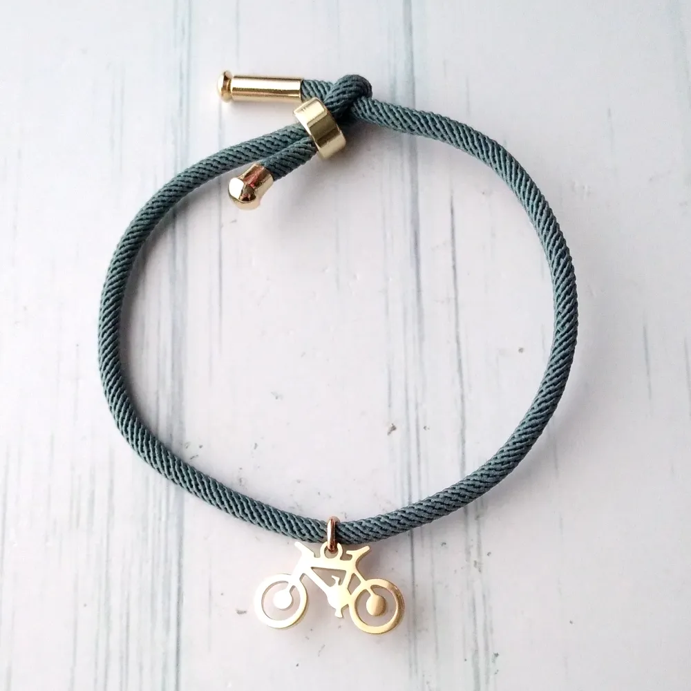 Dani Bike Corded Slider Bracelet