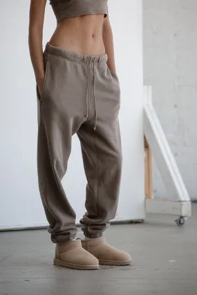 Elwood CORE SWEATPANT Vintage Brown