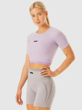 EXCEL SEAMLESS T-SHIRT LAVENDER MARL