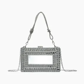 Felix Rhinestone Evening Clutch Bag