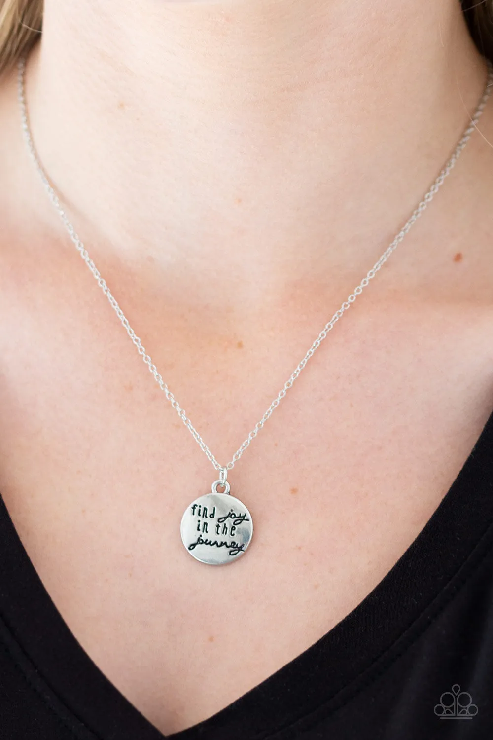 Find Joy - Silver Necklace