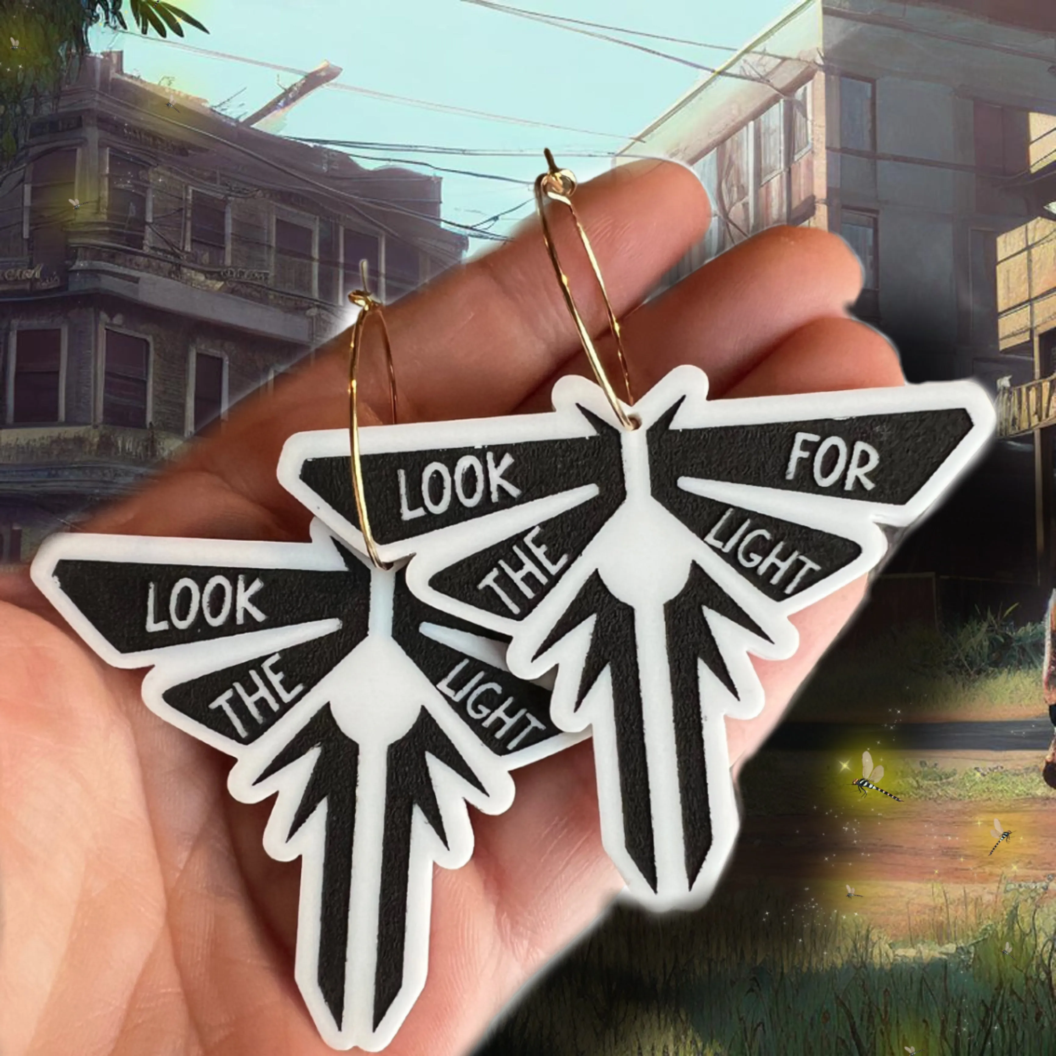 Firefly The Last of Us Hoop Earrings