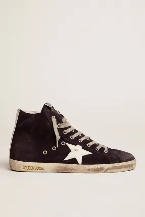 FRANCY CLASSIC SUEDE UPPER SHINY LEATHER STAR