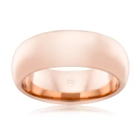 Full Dome 8mm - 18ct Rose Gold