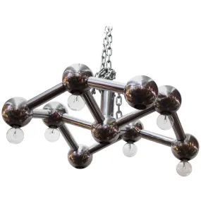 George Kovacs Molecular Style Chandelier in Chrome