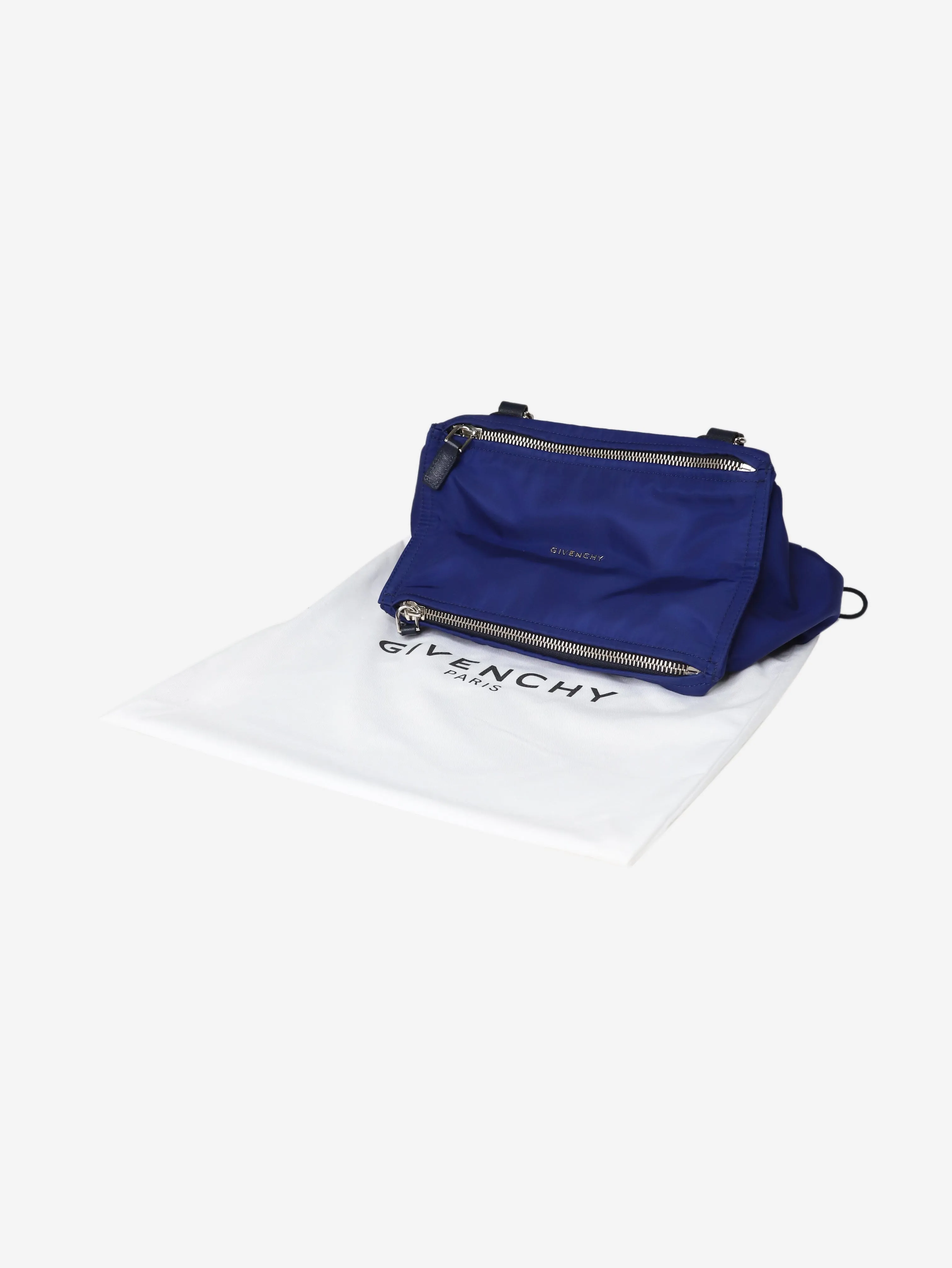 Givenchy Blue nylon Pandora bag