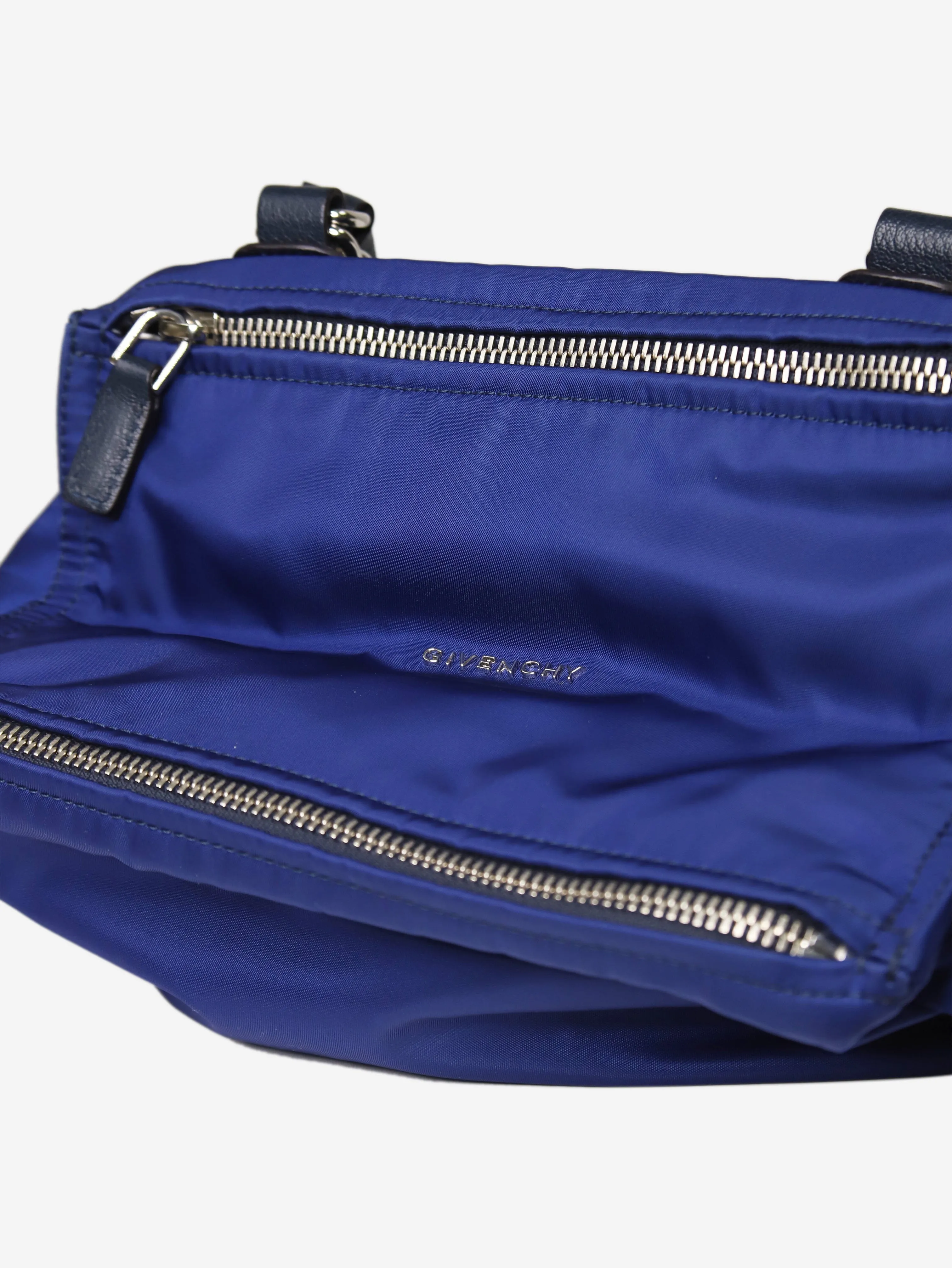 Givenchy Blue nylon Pandora bag