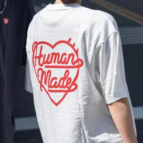 Human Made Heart Badge Tee White