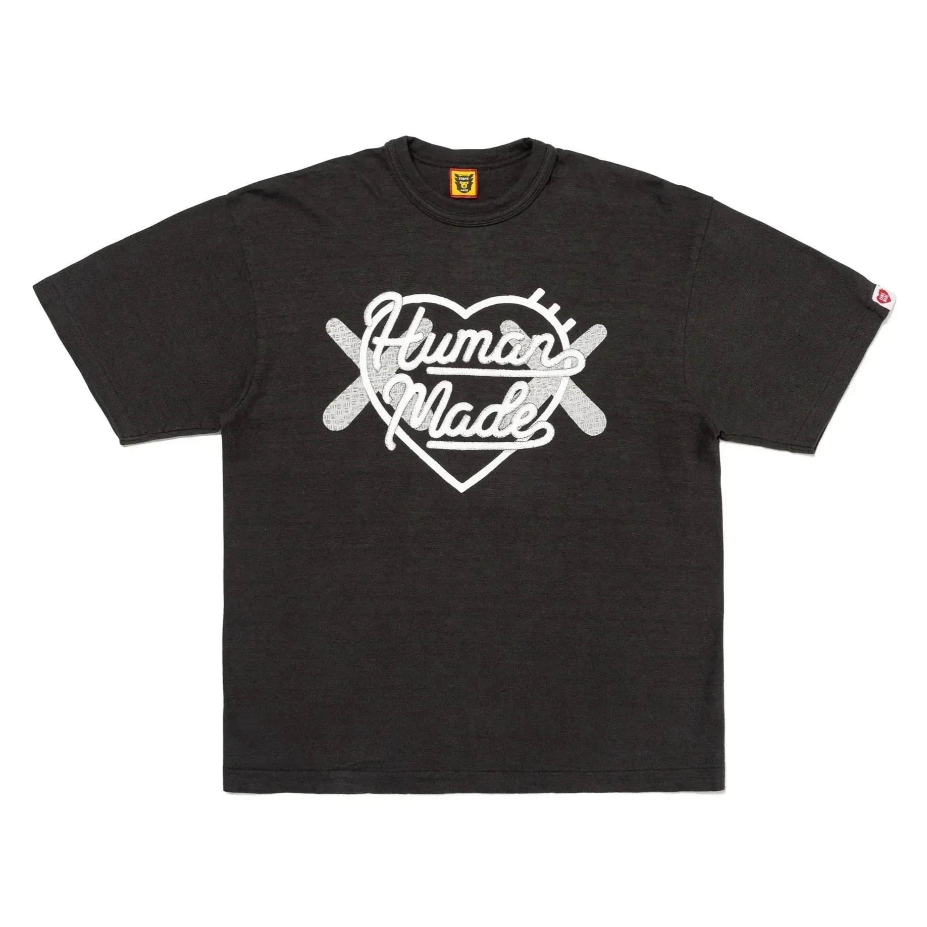 Human Made X KAWS Logo Tee Black