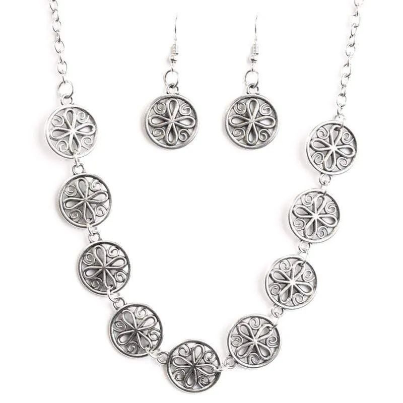 I Can and I WHEEL Silver Necklace