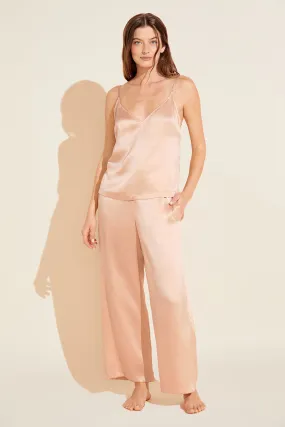 Inez Washable Silk Cami & Pant PJ Set