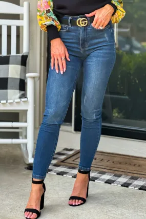 Judy Blue Ava High Waist Skinny Jean : Dark Blue