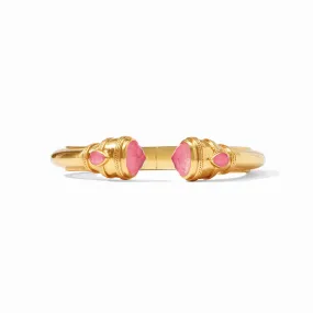 Julie Vos Cannes Demi Cuff, Peony Pink