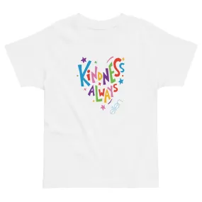 Kindness Always Rainbow Toddler Tee