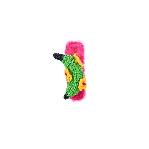 LB Hand Crochet Knitting Cute Fruit DIY Hair Clip LOJL76