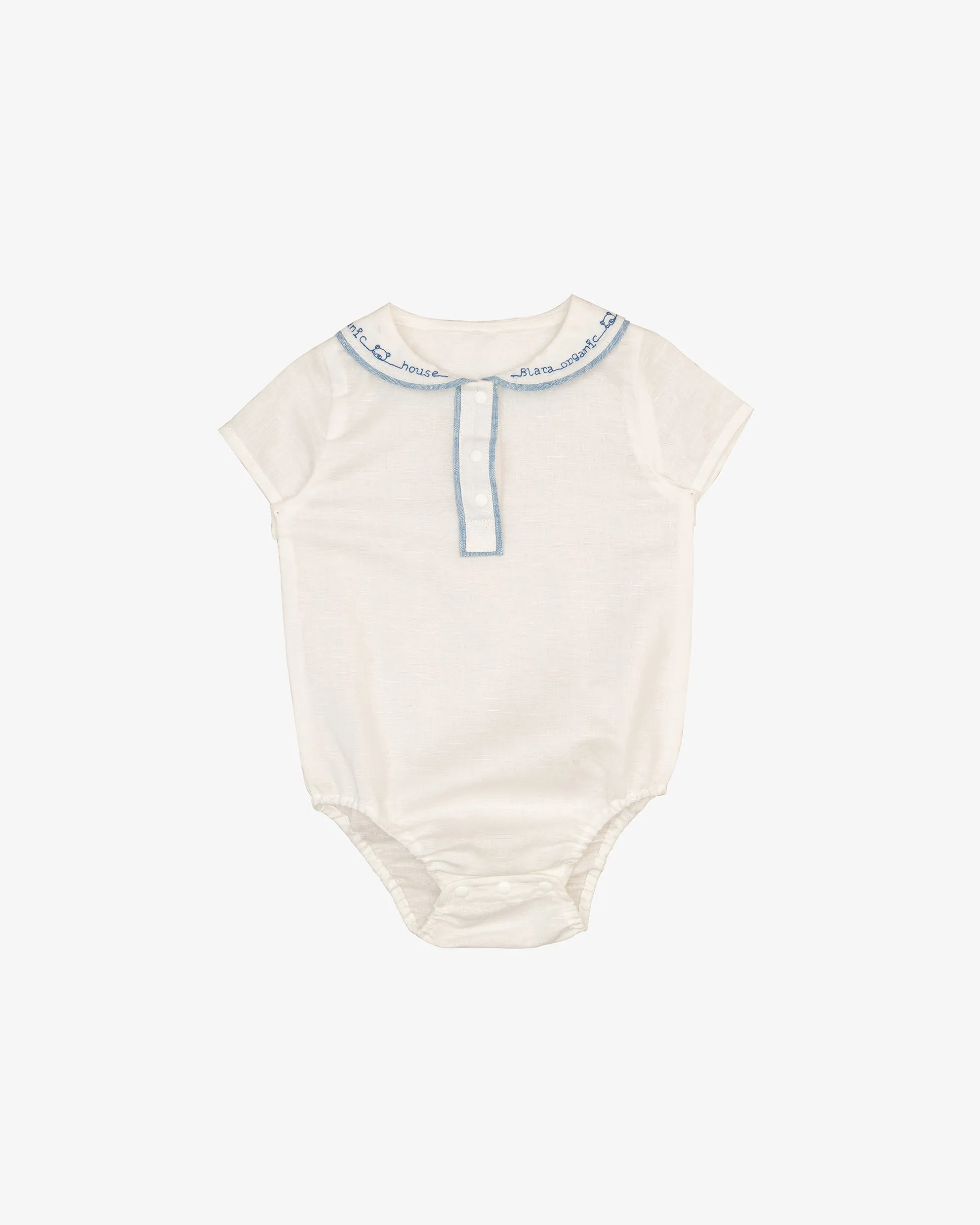 Linen Collar Bodysuit