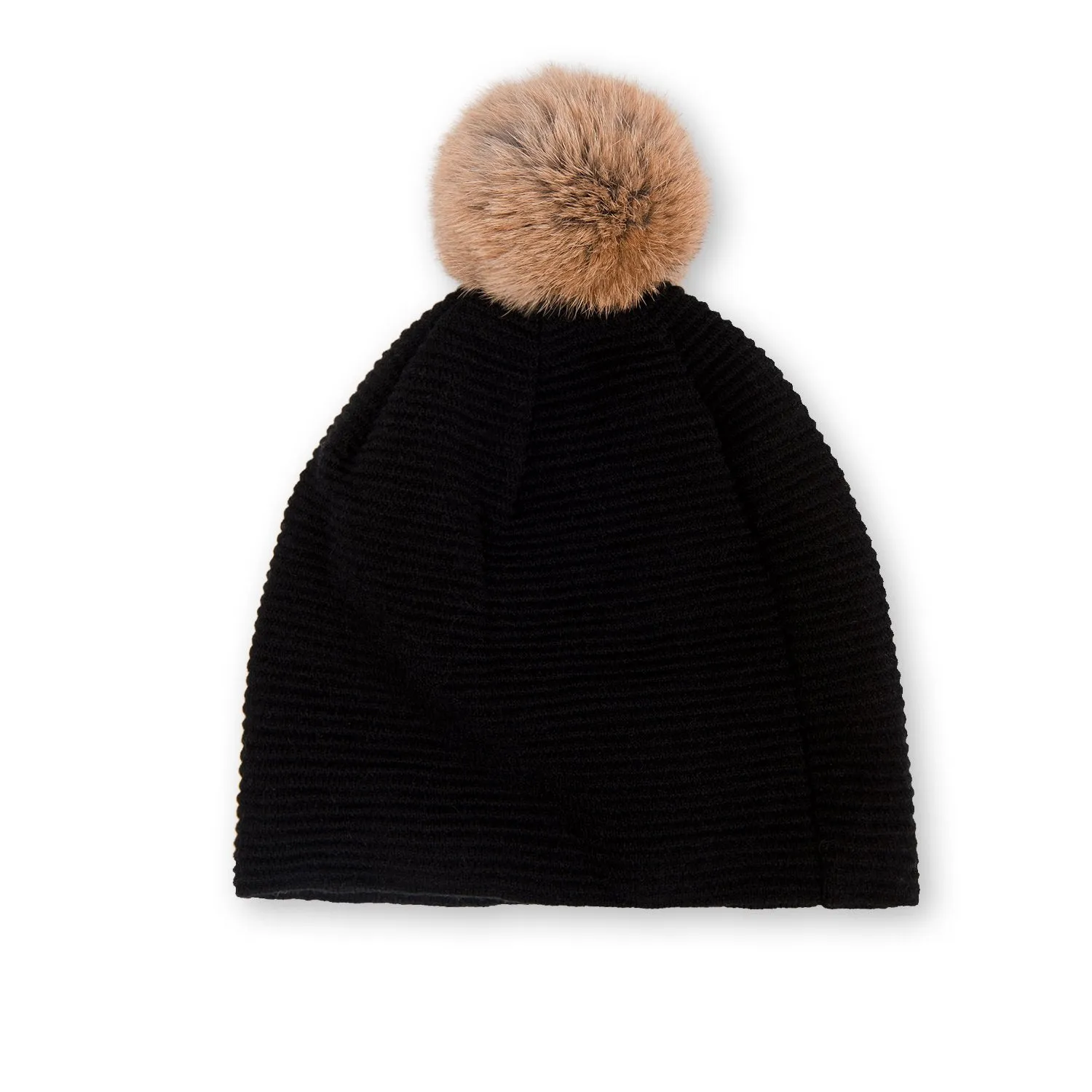 Loren Beanie (Black/Natural)