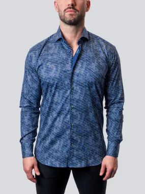 Maceoo Shirt | Einstein Ripples Blue