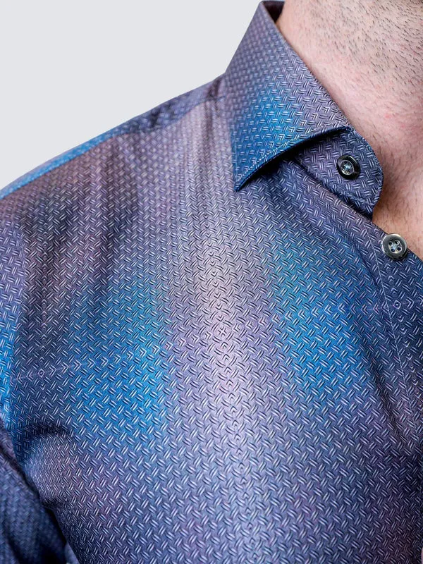 Maceoo Shirt | Fibonacci Shiny Chrome Multi