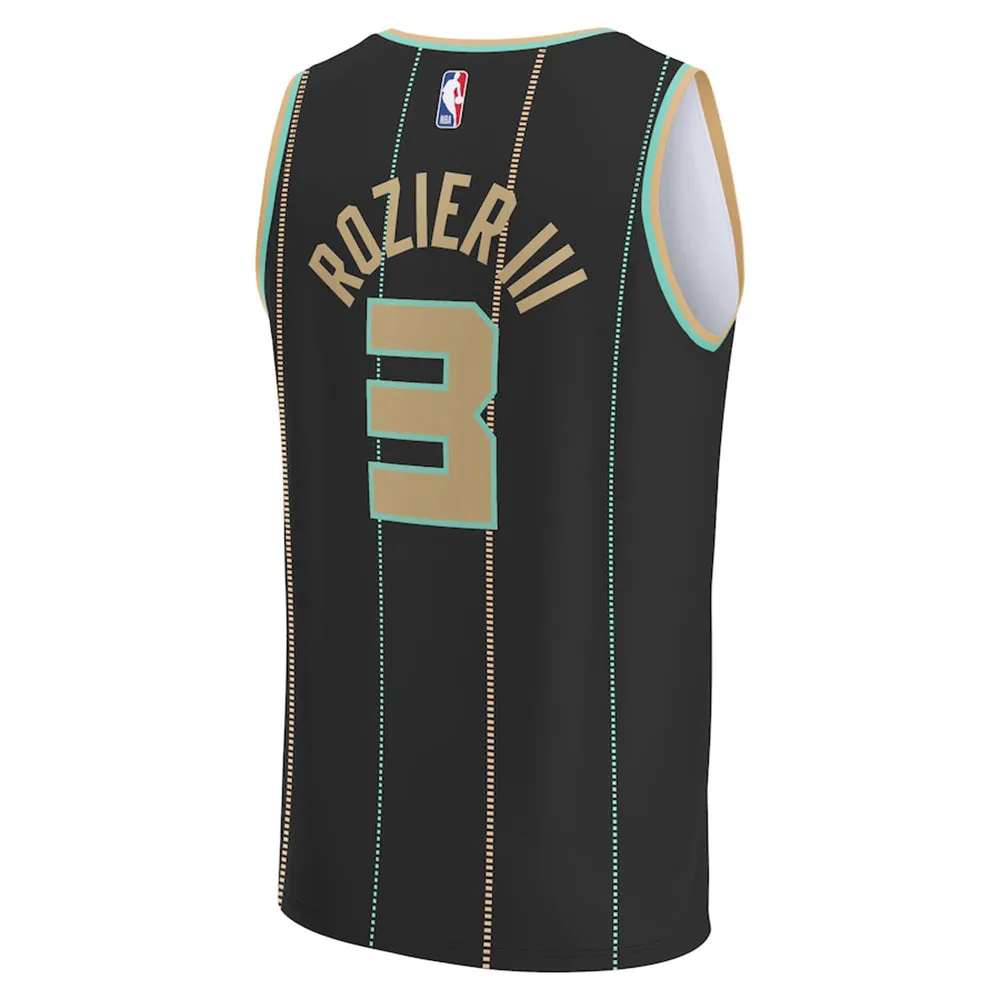 Men's Charlotte Hornets Terry Rozier City Edition Jersey - Black